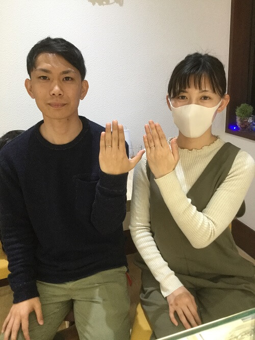 結婚指輪ロゼット