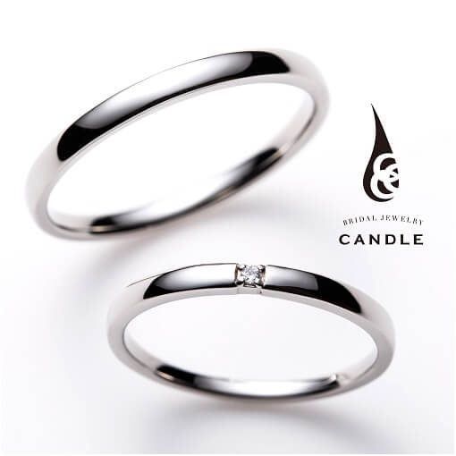 キャンドル結婚指輪