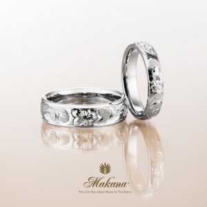 ハワイアンジュエリーマカナ結婚指輪