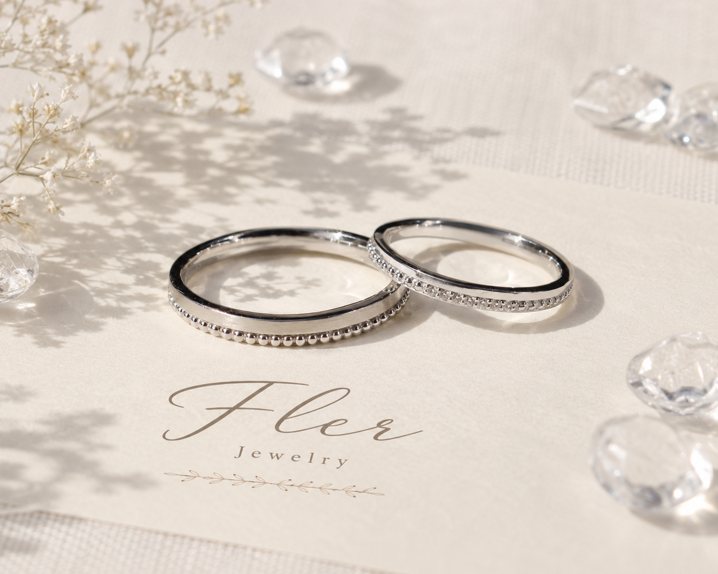 Flerサボテンの結婚指輪　枯れない愛