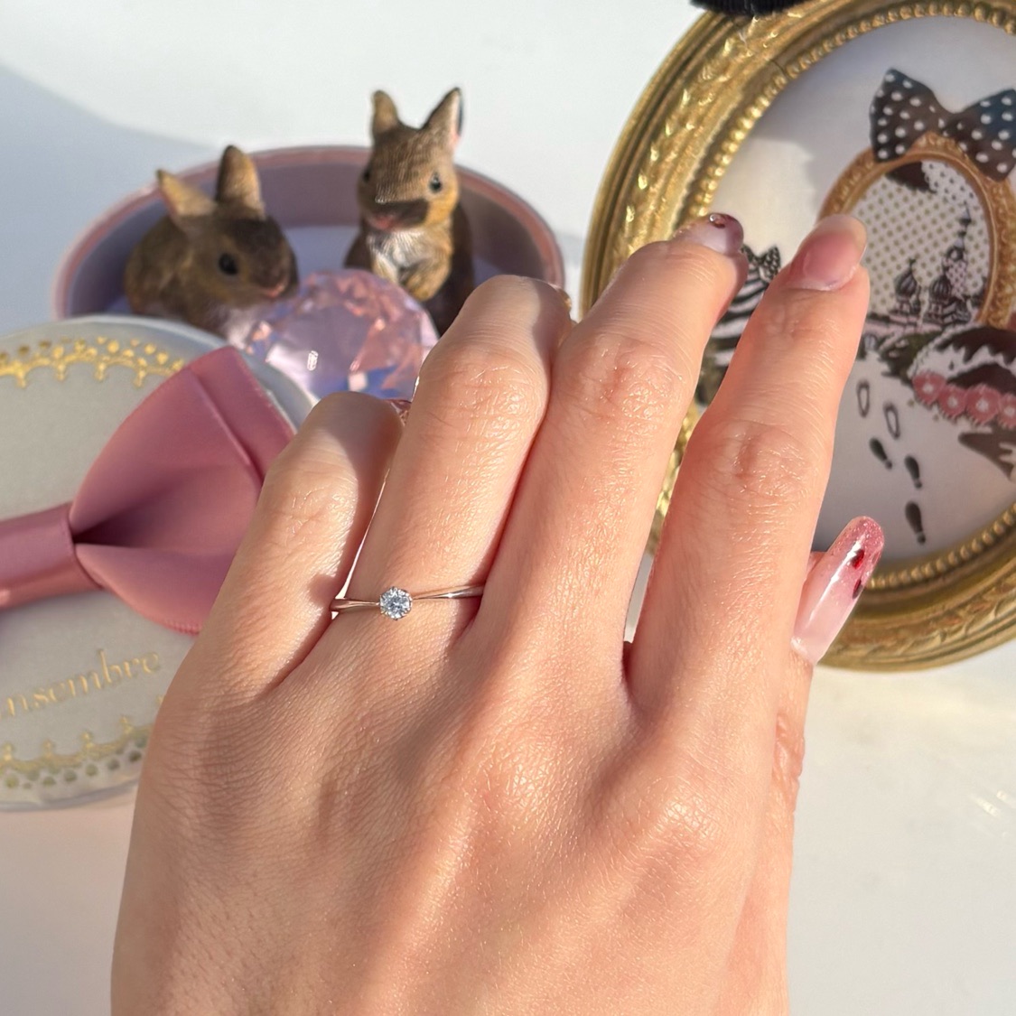 インセンブレプラチナの婚約指輪