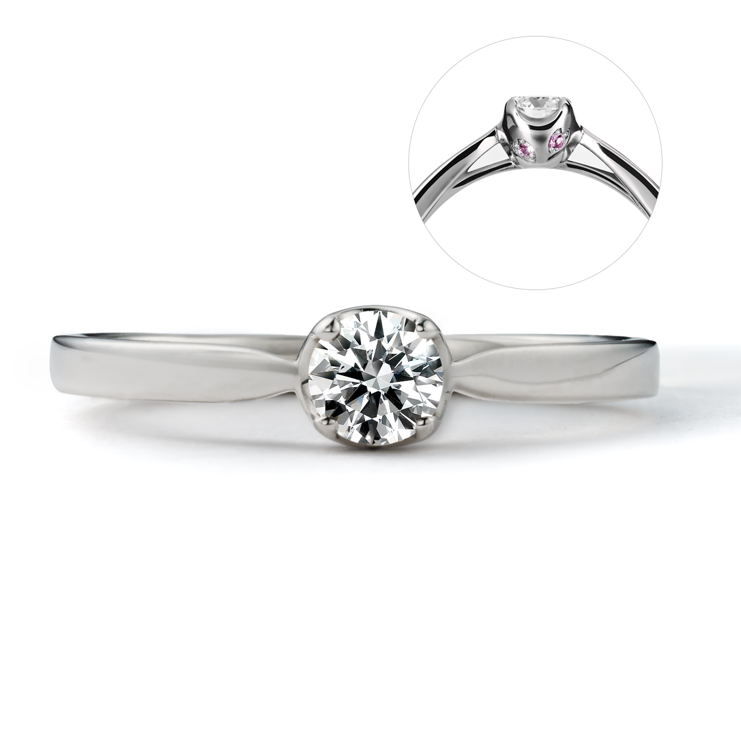 さくら咲く舞いの婚約指輪、桜が咲く和風の指輪