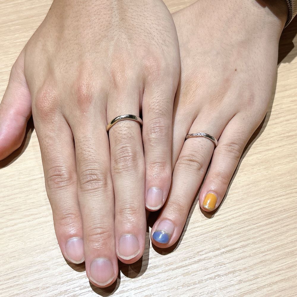 茨城県かすみがうら市からお越しのカップル　結婚指輪