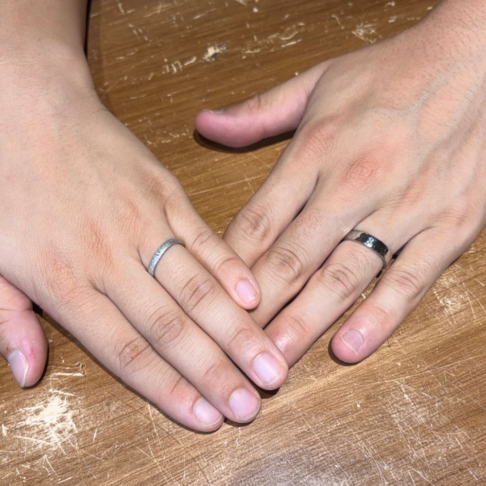 efuつくば店　手作り結婚指輪　コトトキ　プラチナ