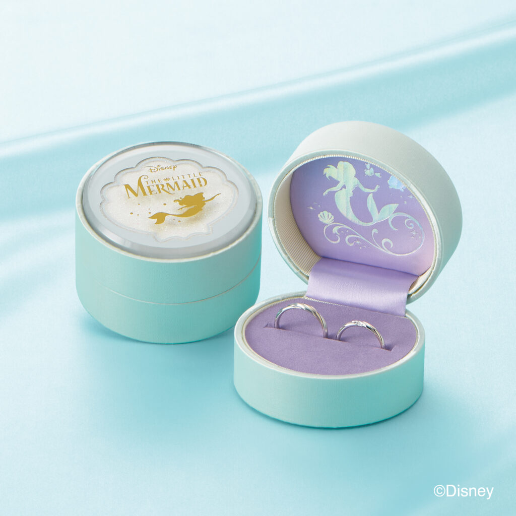 ディズニー リトル・マーメイド Secret of the Sea ~海の秘密~ 結婚指輪 専用リングケース